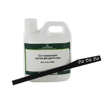 средство borma holz antix 2008 для искусственного состаривания древесины 1 л в комплекте