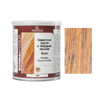 масло для паркета borma hardwax parquet oil plus 1030 цвет 632 темный орех (каталог 2026)