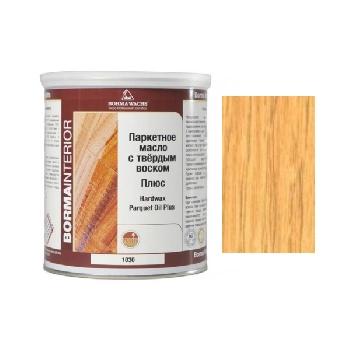масло для паркета borma hardwax parquet oil plus 1030 цвет 512 дуб (каталог 2026)