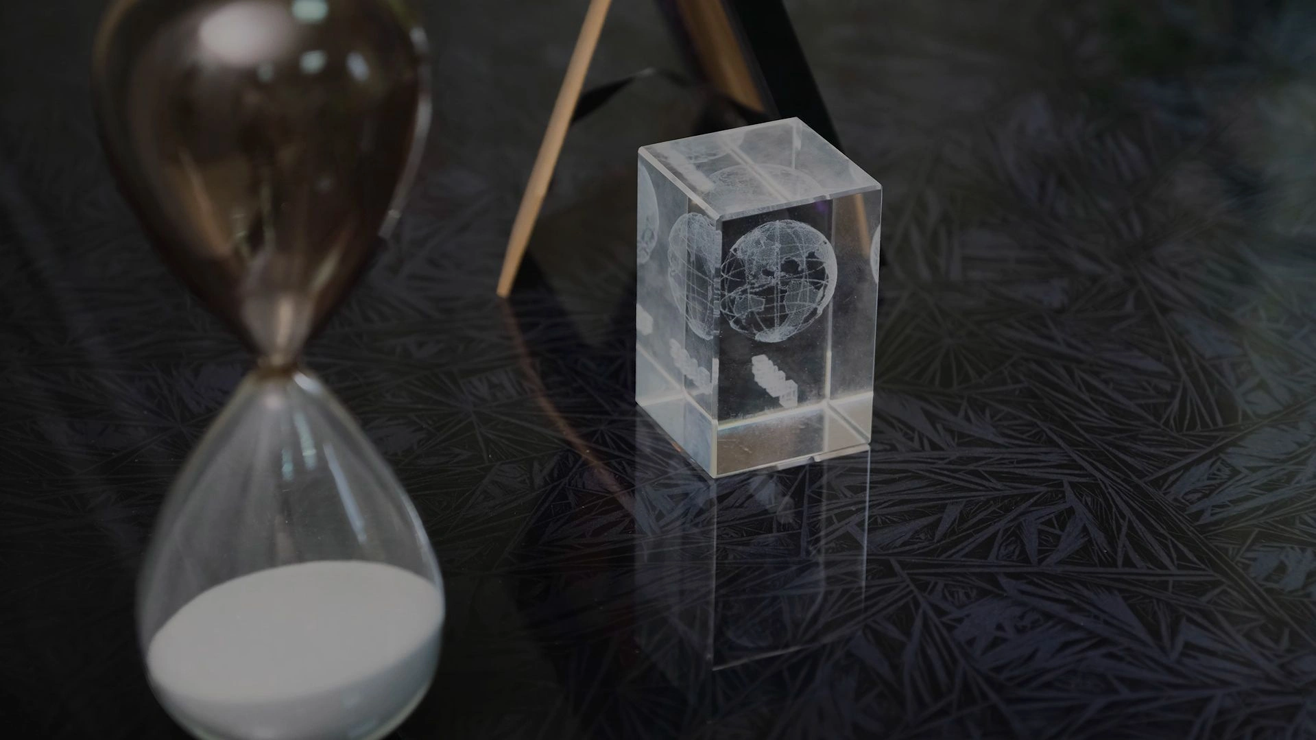 эксклюзивный узор на столешнице "эффект мороза"