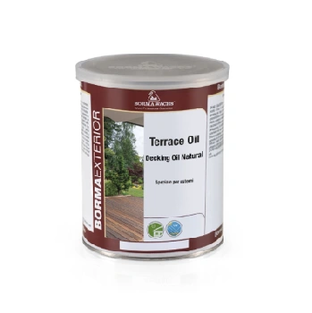 масло для террас borma terrace oil - decking oil natural цвет 50 белый 5 л