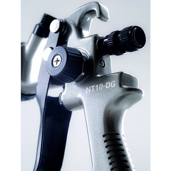 краскопульт пневматический onetech nt10-dg-25/ lvmp с дюзой 2,5мм с бачком