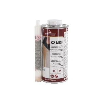шпаклевка двухкомпонентная borma hozmasse k2 mdf цвет ral 8024 820 мл