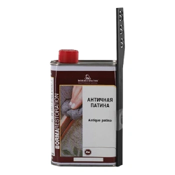 патина античная borma antique patina цвет коричневый 500 мл комплект