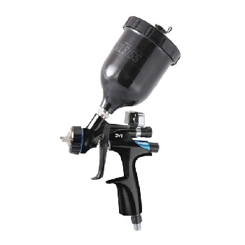 краскопульт малярный devilbiss dv1-c-bar-13-b+ 1,3 дюза с бачком и манометром для базы