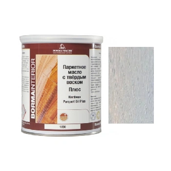 масло для паркета borma hardwax parquet oil plus 1030 цвет пепел (каталог 2026)