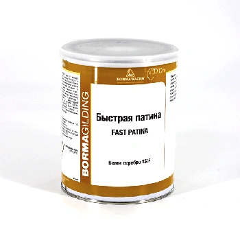 патина для дерева borma fast patina цвет 15f белое серебро 1 л