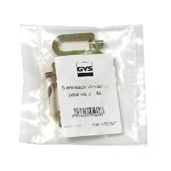 алюминиевые винтовые кольца для винтов м4 gys 050297 в компл. 5 шт.