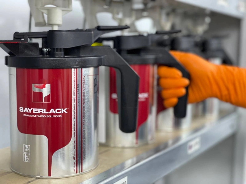 подбор цвета с нанесением на образец