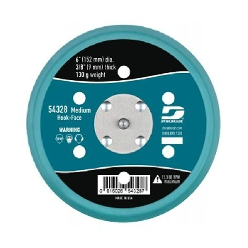 дисковая подошва dynabrade на 6 отверстий 54328