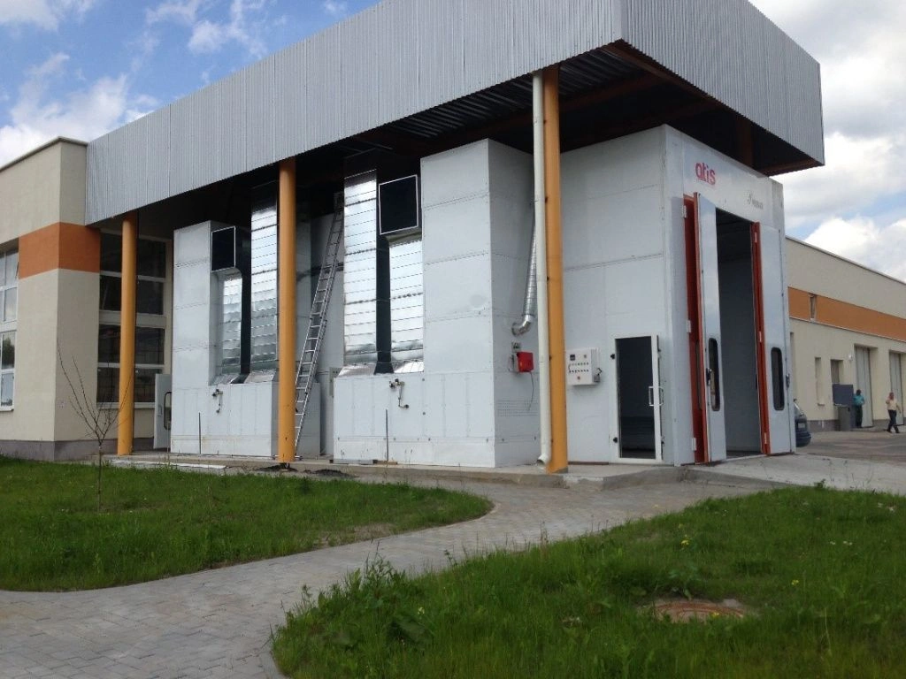 окрасочно-сушильная камера закрытого типа