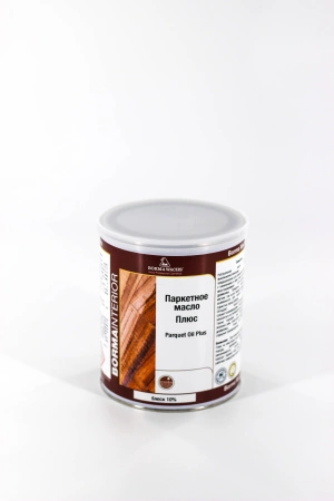 масло матовое для паркета borma parquet oil plus цвет прозрачный 10% блеска 1 л