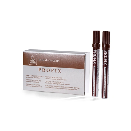 ретуширующий карандаш с морилкой borma profix цвет 33 темный махагон