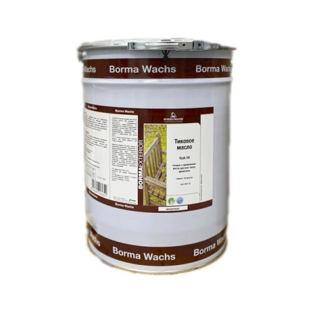 масло тиковое borma teak oil цвет прозрачный 20 л