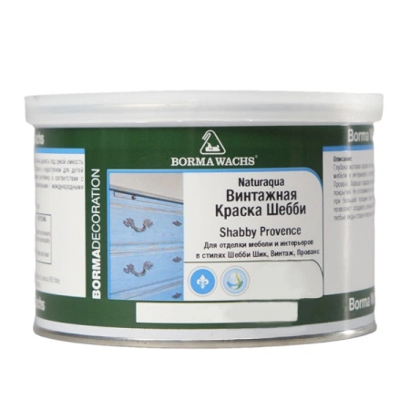 краска для мебели гипсовая borma shabby provence цвет 1515 античный розовый 375 мл