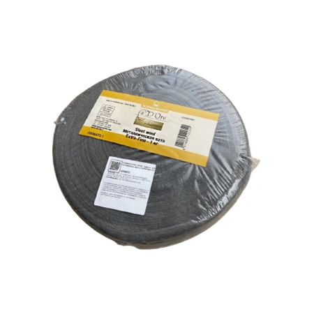 стальная вата из черный металлов borma steel wool "000" 1 кг