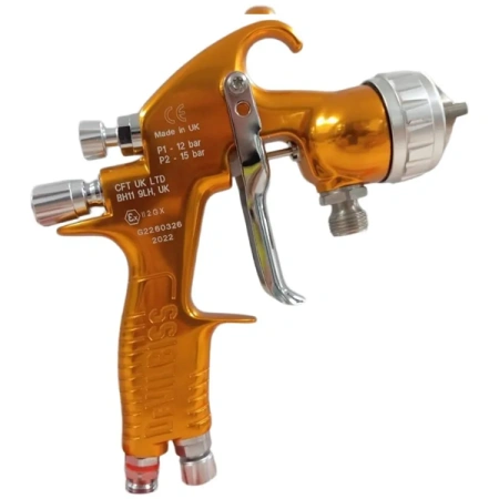 краскопульт пневматический devilbiss prolt-pte40-10 с нижней подачей, без бачка