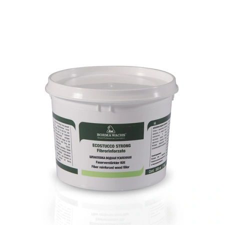 шпаклевка на водной основе borma eco-strong wood filler цвет 50 белый 250 гр