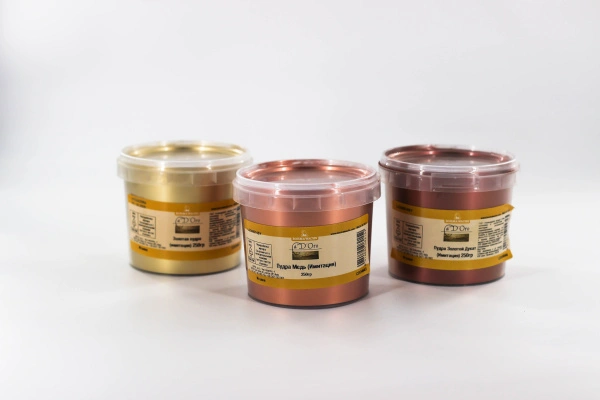 пудра для древесины borma imitation gold powder цвет медь 250 гр комплект