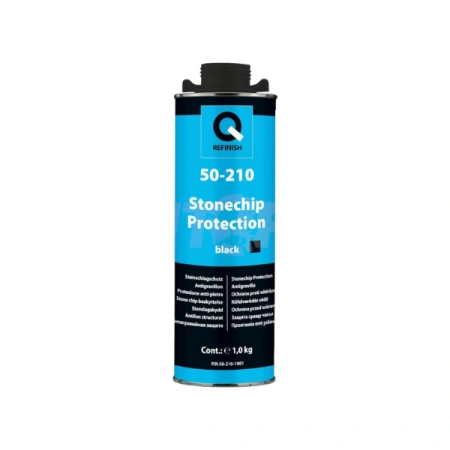 антигравийное покрытие q-refinish 50-210-1001q чёрное 1кг