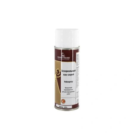 лак-спрей акриловый безореольный borma holzspray acrilic цвет прозрачный блеск 20% 400 мл