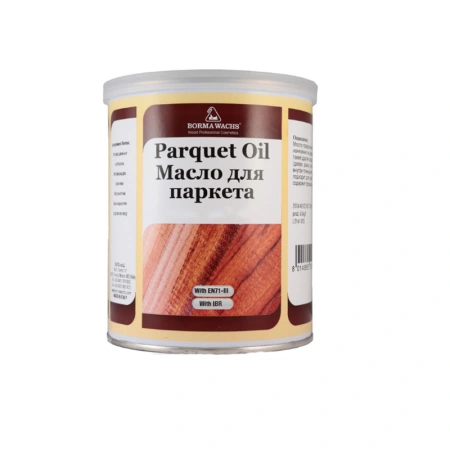 масло матовое для паркета borma parquet oil цвет прозрачный 30% блеска 1 л