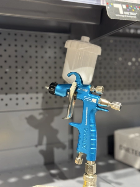 миникраскораспылитель пневматический onetech nt-400f-12 сопло 1,2 мм