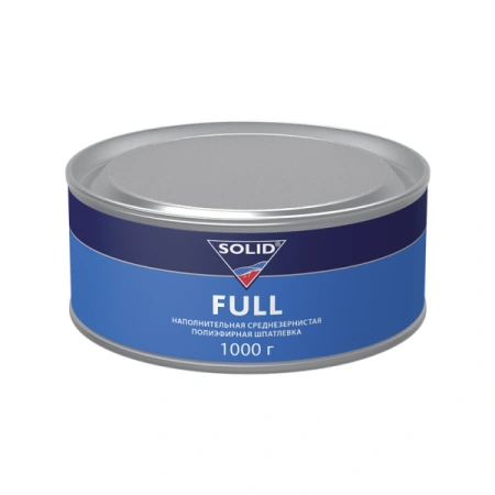 шпатлевка solid full с отвердителем 1 кг csx-01.018.1000.xso