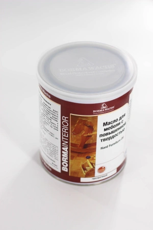 масло для мебели с повышенной твердостью borma hard furniture oil цвет прозрачный 1 л