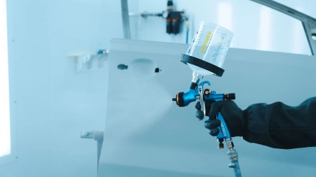 краскопульт пневматический onetech nt-105 голова mp сопло 1,3 мм, без бачка