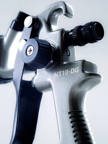 краскопульт пневматический onetech onelite nt10 -dg-14/ lvmp с дюзой 1,4 мм с бачком