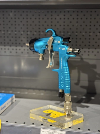 краскопульт ручной onetech nt-200, нижняя подача, голова mp, сопло 1,3 мм, без бачка