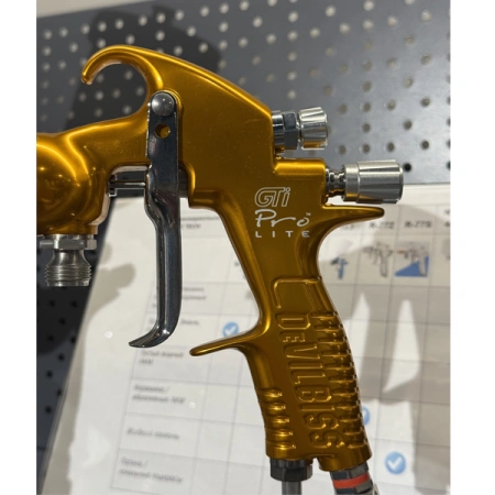 краскопульт пневматический devilbiss prolt-pte40-14 с нижней подачей, без бачка