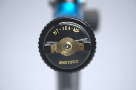 краскопульт пневматический onetech nt-104 голова mp, сопло 1,8 мм, без бачка