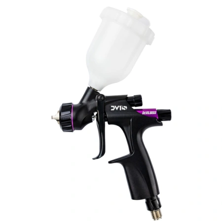 краскопульт devilbiss dv1s smart repair сопло 0,7 мм, 0,9 мм бачок 125 мл