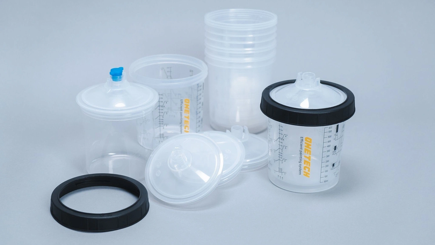 Одноразовые бачки для краскопультов. Система PPS и EPS