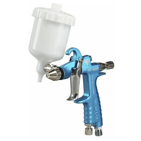 ручной пневматический мини-краскораспылитель onetech nt-400r, голова 10r, сопло 1,0мм, возд.1/4