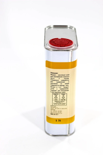 клей на масляной основе borma oil goldsize 3-х часовой 1 л