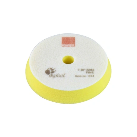полировальный круг rupes 9.bf150m из поролона d130-145 мм цвет желтый тонкий