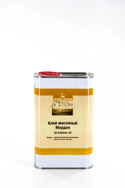 клей на масляной основе borma oil goldsize 3-х часовой 1 л