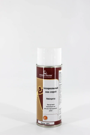 лак-спрей акриловый безореольный borma holzspray acrilic цвет прозрачный блеск 20% 400 мл