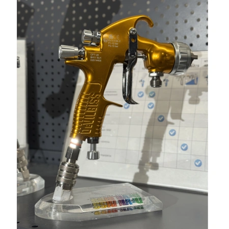 краскопульт пневматический devilbiss prolt-pte40-14 с нижней подачей, без бачка