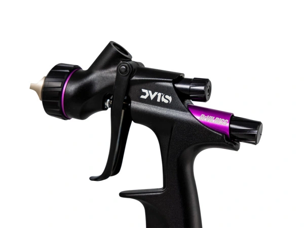 краскопульт devilbiss dv1s smart repair, голова s2, сопло 1,0 мм, 1,2 мм бачок 125 мл