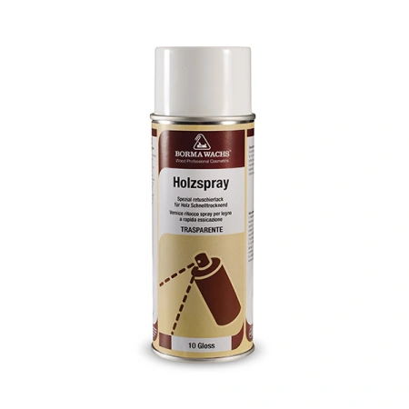 лак-спрей нц безореольный borma holzspray цвет прозрачный блеск 50% 400 мл