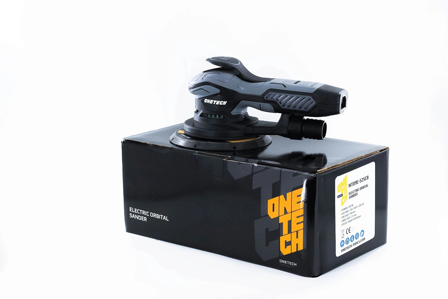 Бесщеточные шлифовальные машинки ONETECH: Обзор моделей NT09E-550CB и NT09E-525CB