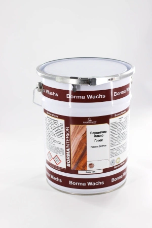 масло матовое для паркета borma parquet oil plus цвет прозрачный 10% блеска 5 л