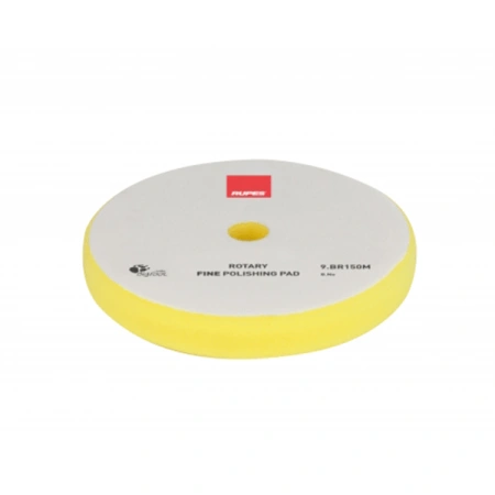 полировальный круг rupes 9.br150m на поролоне d130-135 мм цвет желтый тонкий