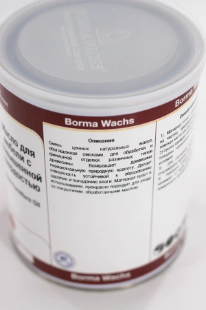 масло для мебели с повышенной твердостью borma hard furniture oil цвет прозрачный 1 л