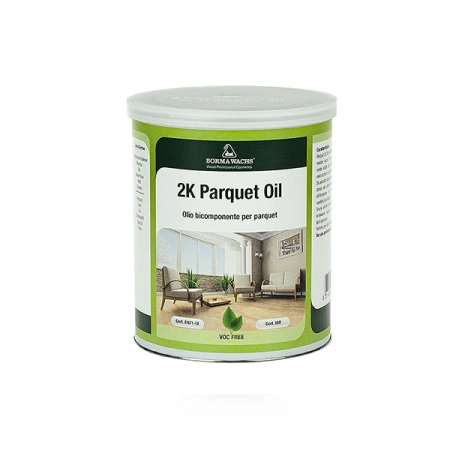 масло двухкомпонентное паркетное borma parquet oil 2k цвет прозрачный 1 л