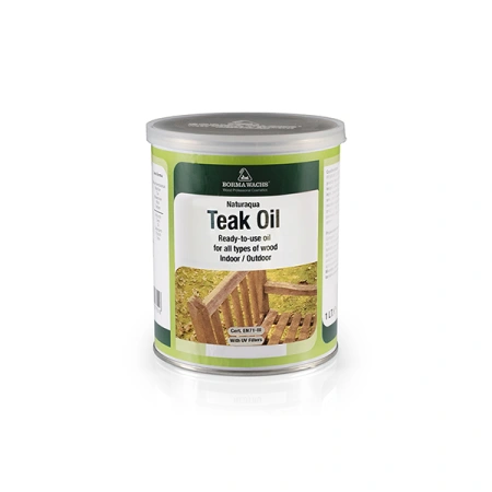 масло для дерева тиковое borma teak oil naturaqua цвет прозрачный 1 л